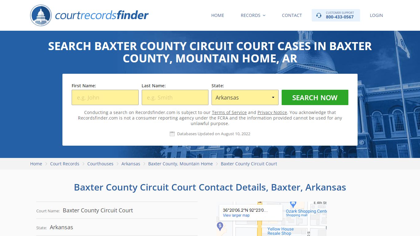 Baxter County Circuit Court Case Search - Baxter County ...